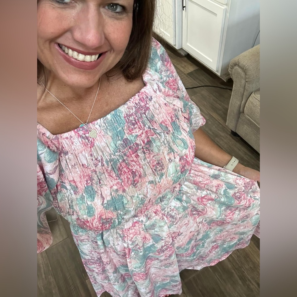 NWT! Floral Alina Dress Large LULAROE